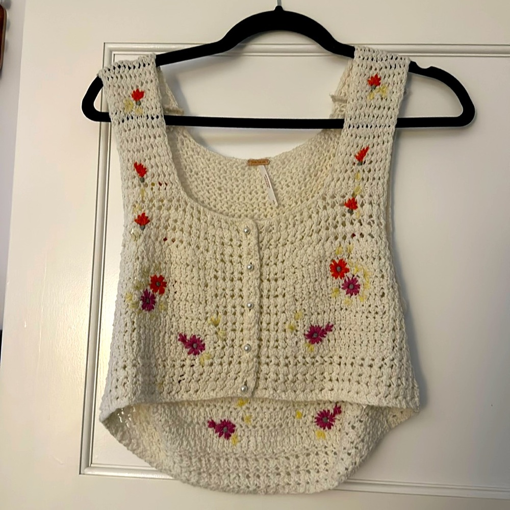 FREE PEOPLE knit top (new!) sz S